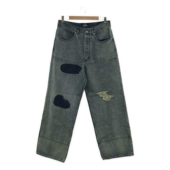 楽天市場】【美品】 SHIKITARI / シキタリ | FADED WIDE DENIM PANTS 