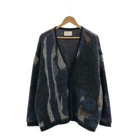 YOKE / ヨーク | 2021AW | ROTHKO JACQUARD CARDIGAN ベビーアルパカ ロスコ ジャガード カーディガン | 3 | GREEN | メンズ