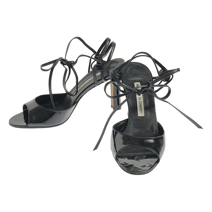 MANOLO BLAHNIK(マノロブラニク) サンダル 35 レディース - ダーク 