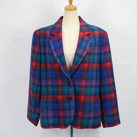 PENDLETON / ペンドルトン | 70s | USA製 ウールチェックテーラードジャケット | M | マルチ | レディース