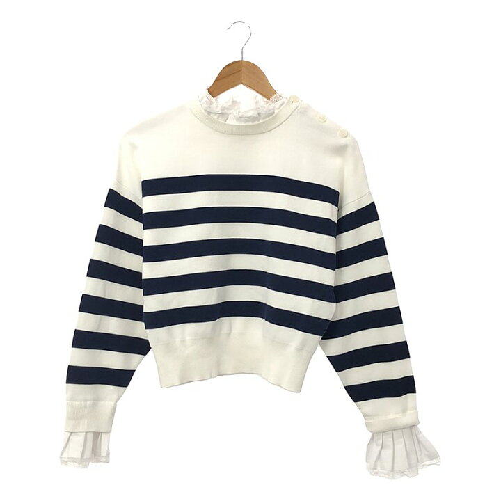 楽天市場】nagonstans / ナゴンスタンス | FRILL BORDER PULL OVER  