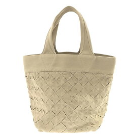 【美品】 BOTTEGA VENETA / ボッテガヴェネタ | WEBBING / ウェビング イントレチャート トートバッグ / ユニセックス | ベージュ系 | メンズ