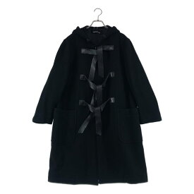 tricot COMME des GARCONS / トリココムデギャルソン | 1992 | ウール シングル オーバーコート フーディ | ブラック | レディース