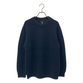BATONER / バトナー | 2022AW | SIGNATURE CREW NECK シグネチャー5ゲージウールクルーネックニット | 1 | ネイビー | メンズ