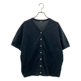 homspun / ホームスパン | コットン フロントボタン トップス シャツ | F | ブラック | レディース