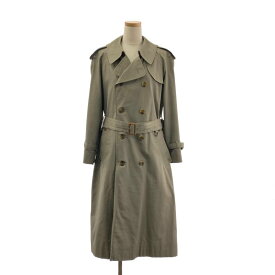 AQUASCUTUM / アクアスキュータム | AQUA5 コットン混 トレンチコート | 10 | カーキ | レディース