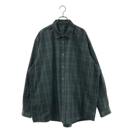 BROCHURE / ブローシュア | 2022SS | GENERALLY SHIRTS CHECK / チェック オーバーシルエット シャツ | L | グレー系 | メンズ