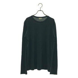 DRIES VAN NOTEN / ドリスヴァンノッテン | コットン ロングスリーブ Tシャツ | S | ブラック | メンズ