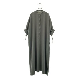 ENFOLD / エンフォルド | Comfortable Twill BIG シルエット ドレス ワンピース | 38 | グレー | レディース