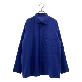 132 5. ISSEY MIYAKE / 1325.イッセイミヤケ | 2018SS | ポリエステル コットン ブロードシャツ | 2 | ブルー | メンズ