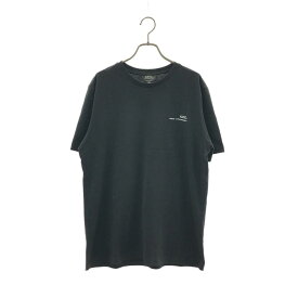 A.P.C. / アーペーセー | コットン ロゴプリント Tシャツ | L | ブラック | メンズ