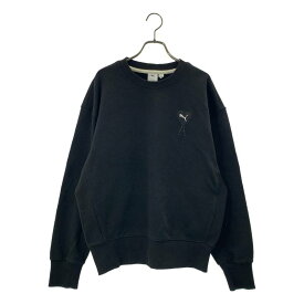 AMI Alexandre Mattiussi / アミ・アレクサンドルマテュッシ | × PUMA ハートロゴ クルーネック トレーナー | M | ブラック | メンズ
