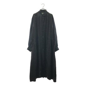 COMME des GARCONS / コムデギャルソン | 2017SS | GOOD DESIGN SHOP / サテン ストライプ切替 バックプリント 1986 スタッフコート | M | ブラック | メンズ