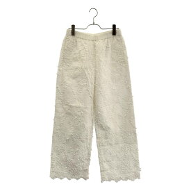 Drawer / ドゥロワー | 2025SS | M.SUMMER1 レースドロストパンツ | 36 | ホワイト | レディース