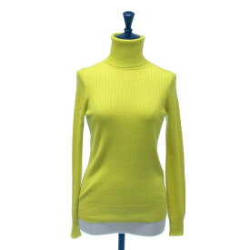 Drawer / ドゥロワー | 18G カシミヤ シルク リブタートルネックニット | 1 | イエロー | レディース