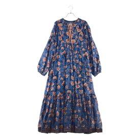 Shinzone / シンゾーン | HOLI DRESS コットン フラワープリント ホーリードレス ワンピース | F | ネイビー | レディース
