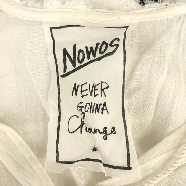 楽天市場】NOWOS / ノーウォス | コットン 刺しゅう ノースリーブ  
