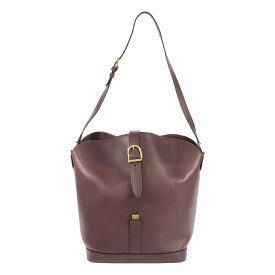 【美品】 CELINE / セリーヌ | 6 bucket / シス バケット レザー ショルダーバッグ | ボルドー | レディース