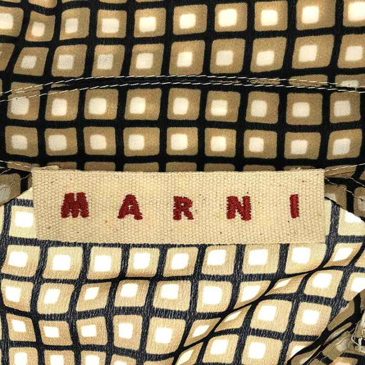 楽天市場】MARNI / マルニ | 2020SS | シルク チェック スキッパー 