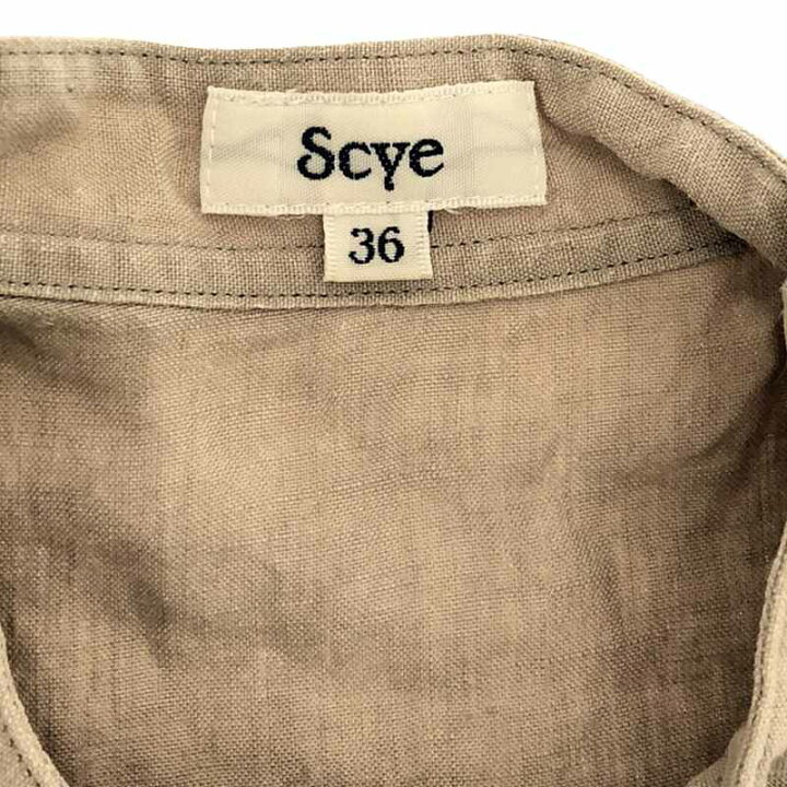 楽天市場】SCYE / サイ | リネン 高密度 タック ロングスリーブ 