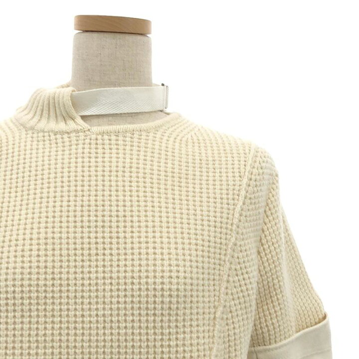 楽天市場】sacai / サカイ | アシンメトリーネック ワッフルニット | 2  