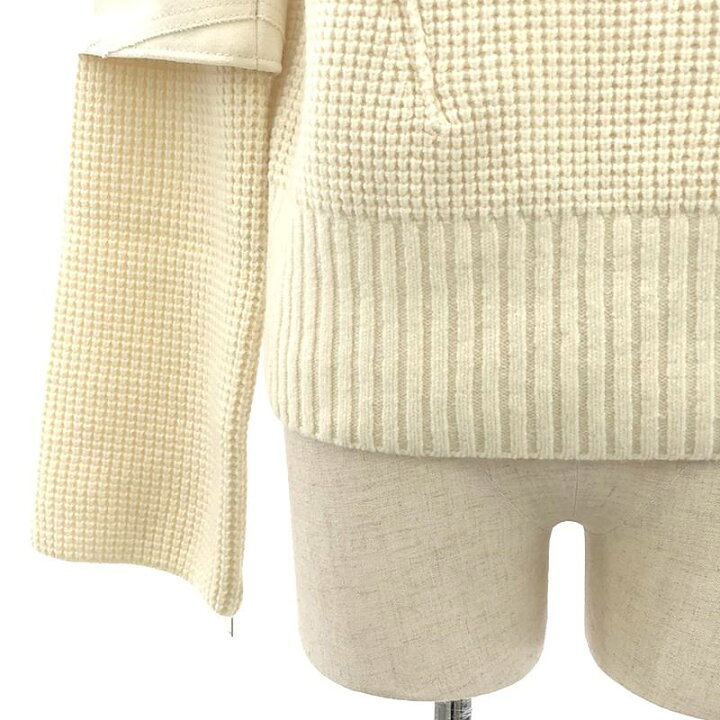 楽天市場】sacai / サカイ | アシンメトリーネック ワッフルニット | 2  