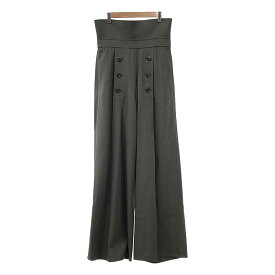 【新品】 THE RERACS / ザリラクス | 2023SS | BALCOLLAR MARINE SLACKS ワイド スラックスパンツ | 38 | カーキ | レディース