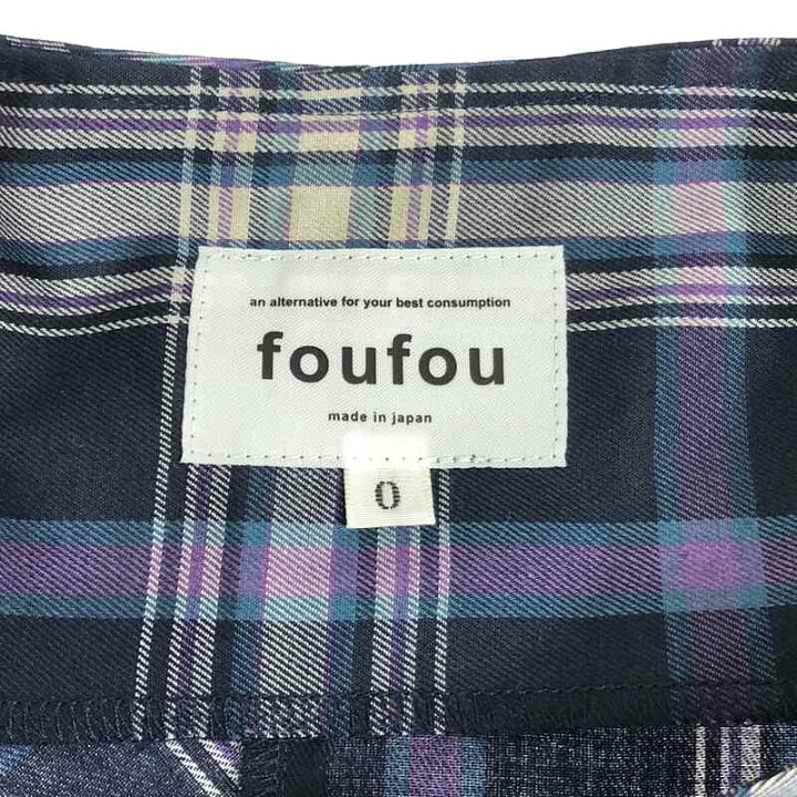 楽天市場】【美品】 foufou / フーフー | check dress hsu / チェック 