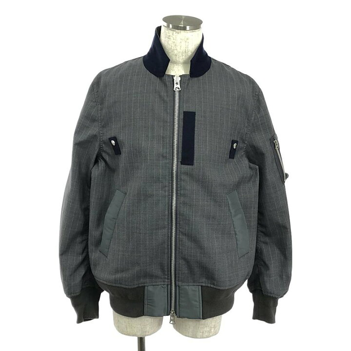楽天市場】【美品】 sacai / サカイ | 2024SS | Chalk Stripe Blouson  