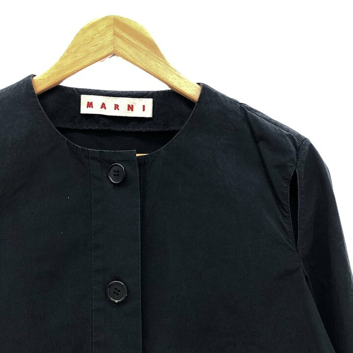 楽天市場】MARNI / マルニ | コットン ノーカラージャケット | 38 