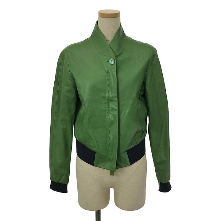 楽天市場】JIL SANDER / ジルサンダー | 羊革 ラムレザー ジップ リブ  