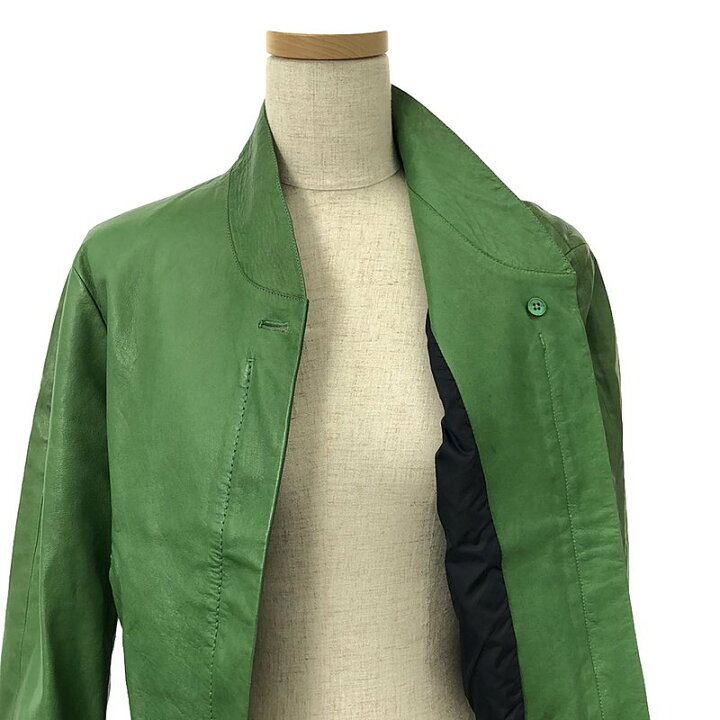 楽天市場】JIL SANDER / ジルサンダー | 羊革 ラムレザー ジップ リブ  