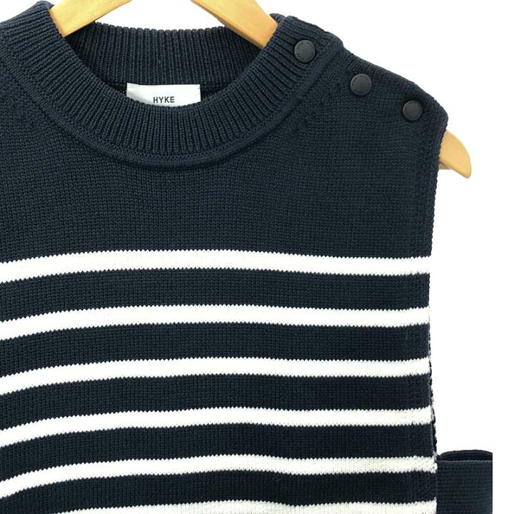 楽天市場】HYKE / ハイク | 2022SS | STRIPED SWEATER CROPPED TOP 