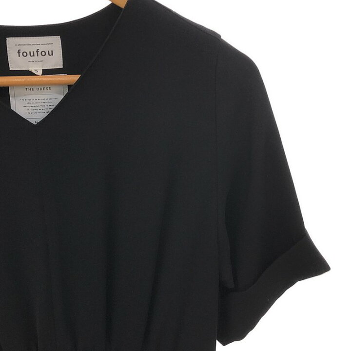 楽天市場】foufou / フーフー | 【THE DRESS #11】 Vneck gather one  