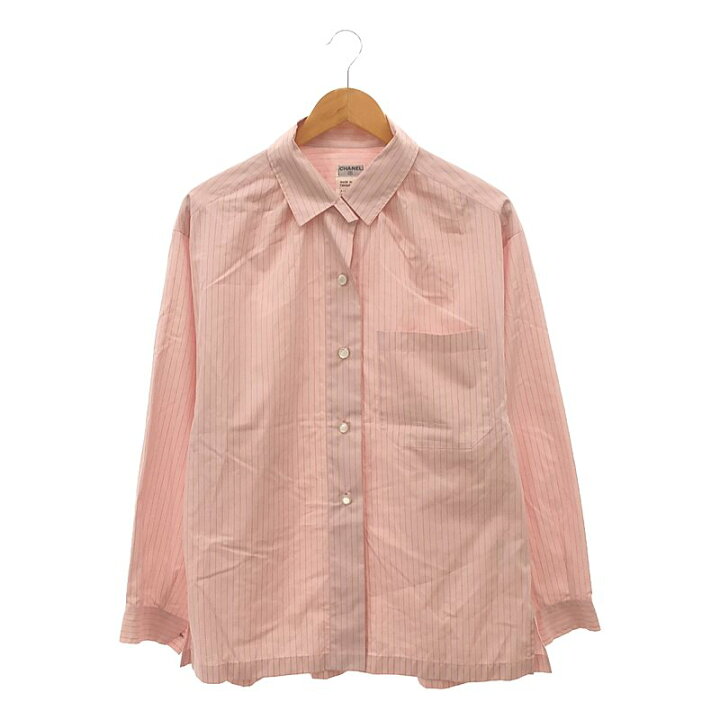 楽天市場】【美品】 CHANEL / シャネル | ストライプ オーバーサイズ 