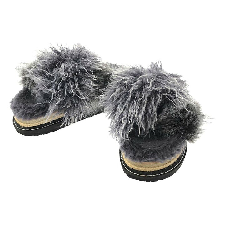 楽天市場】【美品】 sacai / サカイ | 2022AW | Mix Faux Fur Sandals 