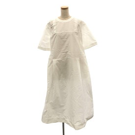 【新品】 mina perhonen / ミナペルホネン | 2023 s/s | malmi Half sleeve Dress ハーフスリーブワンピース | 38 | ホワイト | レディース