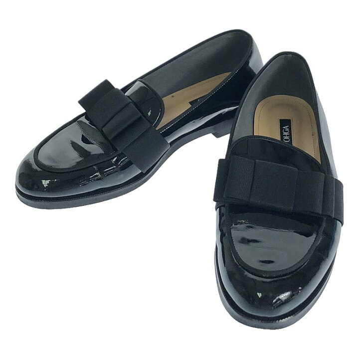 楽天市場】【美品】 OHGA / オーガ | RIBON LOAFER エナメル リボン 
