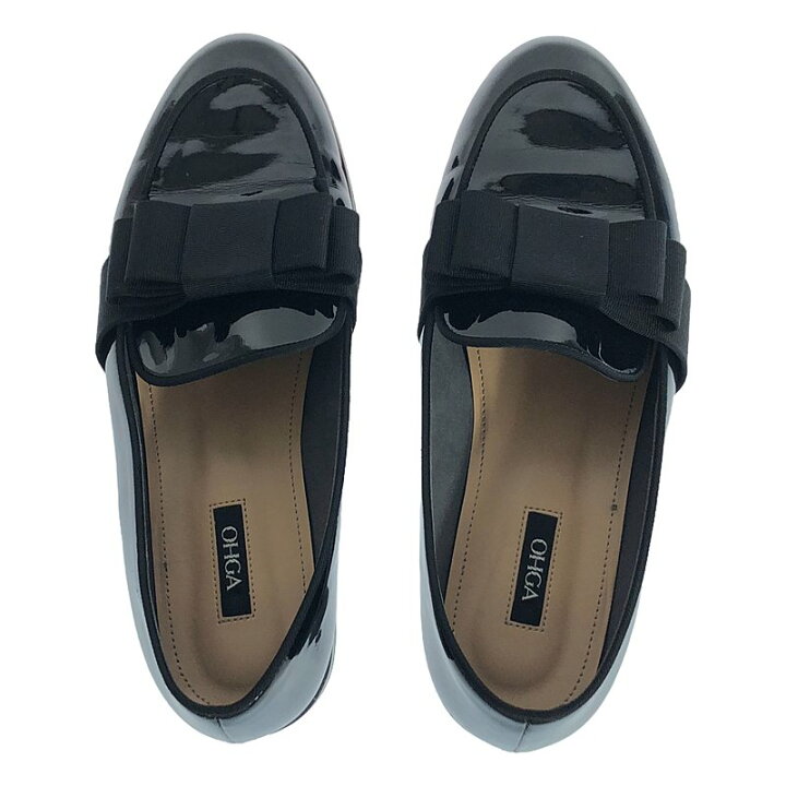 楽天市場】【美品】 OHGA / オーガ | RIBON LOAFER エナメル リボン 