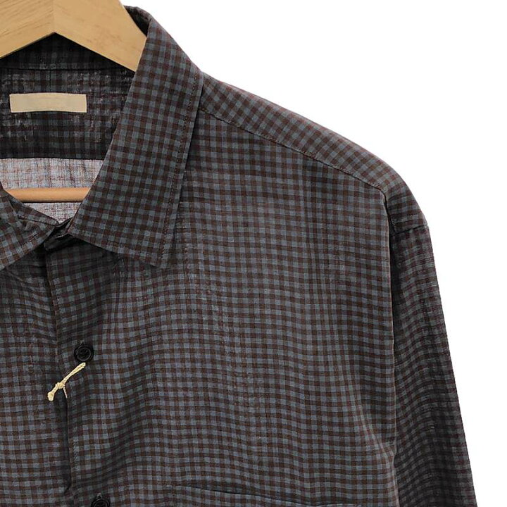 楽天市場】【新品】 ULTERIOR / アルテリア | C/W CHECKED TWILL SHIRT 