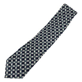 ISSEY MIYAKE / イッセイミヤケ | シルク100% 総柄 ジャガード ネクタイ | ブルー系