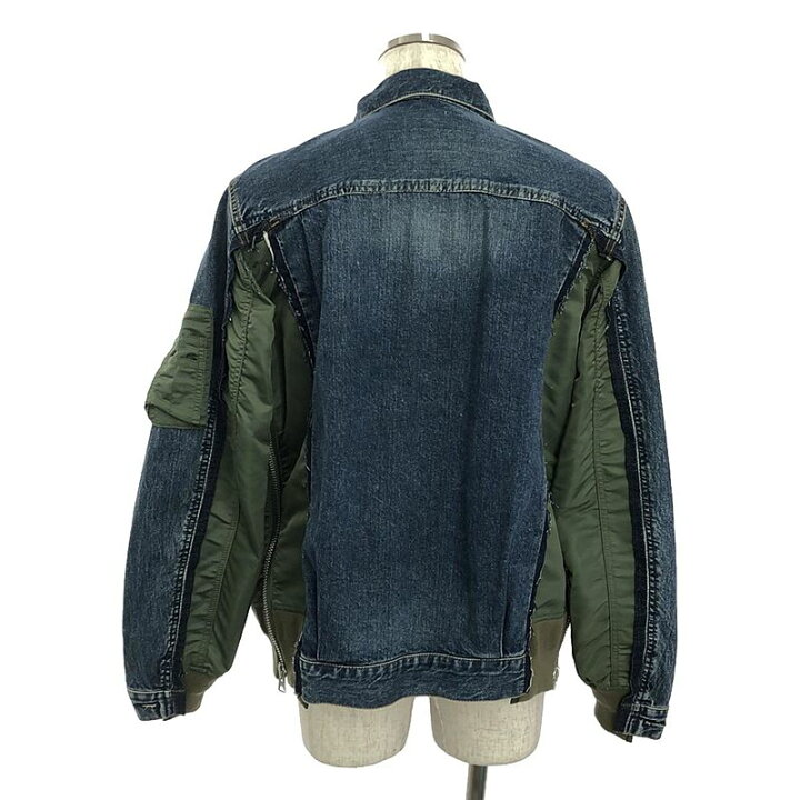 楽天市場】sacai / サカイ | Denim x Nylon Twill Jacket MA-1 