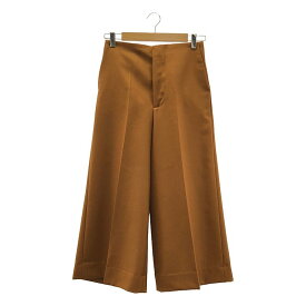MARNI / マルニ | ウール フレア ワイド スラックス パンツ | 38 | ブラウン系 | レディース