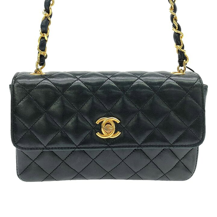 楽天市場】CHANEL / シャネル | レザー ミニ マトラッセ ココマーク 