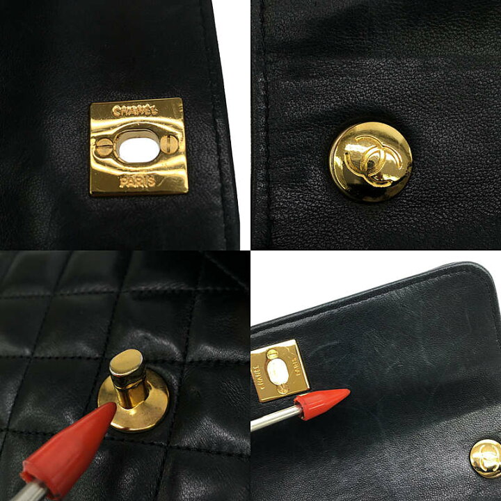 楽天市場】CHANEL / シャネル | レザー ミニ マトラッセ ココマーク 