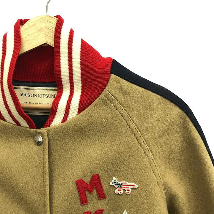 楽天市場】MAISON KITSUNE / メゾンキツネ | ロゴワッペン スタジャン