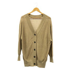 【美品】 Spick and Span / スピックアンドスパン | 2021SS | ラミーオーバー2WAYカーディガン | F | ベージュ | レディース