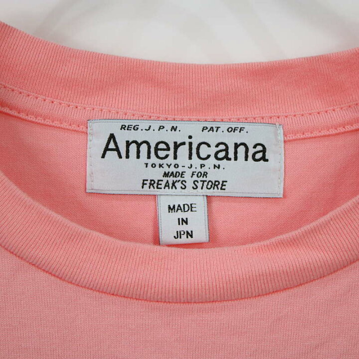 楽天市場】Americana / アメリカーナ | べーシック天竺プリントTシャツ | F | ピンク | レディース : KLD 楽天市場店 楽天市場】Americana / アメリカーナ | べーシック天竺プリントTシャツ | F | ピンク | レディース : KLD 楽天市場店