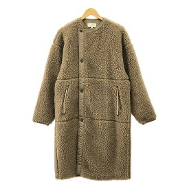 【美品】 HYKE / ハイク | 2020AW | FAUX SHEARLING COAT / シャーリング コート | 2 | グレー系 | レディース