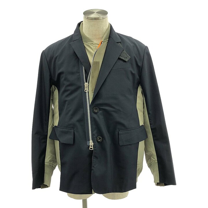 楽天市場】sacai / サカイ | 2023AW | Suiting x Nylon Twill Jacket 